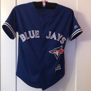 NWOT- Majestic Licensed Blue Jay Jersey  MINT Youth S